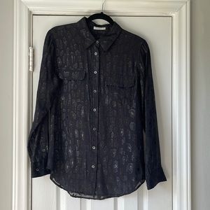 Equipment long sleeve blouse